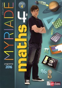 Marc Boullis - Myriade Mathématiques 4e Cycle 4 - Manuel de l'élève.