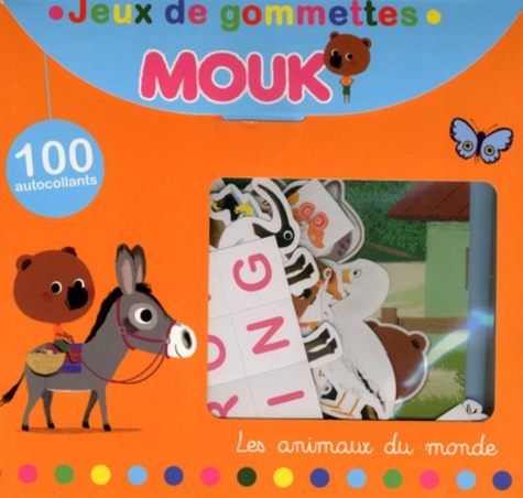 Marc Boutavant - Jeux de gommettes Mouk Les animaux du monde - 100 autocollants.