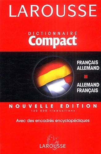 Marc Chabrier et Susanne Gniech - Dictionnaire compact Français-Allemand, Allemand-Français.