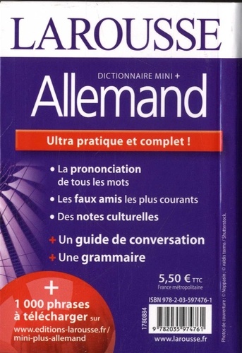 Dictionnaire mini + allemand