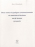 Marc Cholodenko - Deux cents et quelques commencements ou exercices d'écriture ou de lecture amusants.