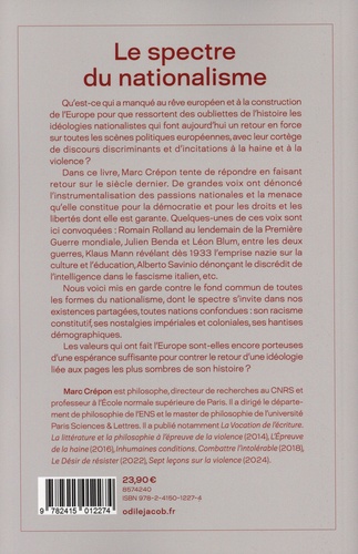 Le spectre du nationalisme. Séminaire