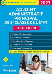 Ebooks gratuits télécharger Adjoint administratif principal de 2e classe de l'Etat catégorie C  - Tout-en-un PDF FB2 in French 9782759049721 par Marc Dalens