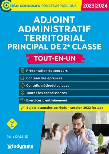 Adjoint administratif territorial principal de 2e classe. Tout-en-un  Edition 2023-2024