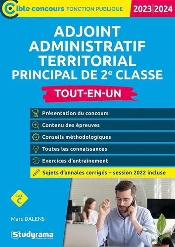 Adjoint administratif territorial principal de 2e classe. Tout-en-un  Edition 2023-2024