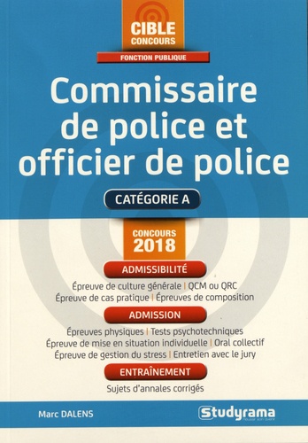 Commissaire de police et officier de police  Edition 2018