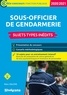 Marc Dalens - Concours externe de sous-officier de gendarmerie - Sujets-types inédits.