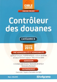 Marc Dalens - Contrôleur des douanes - Concours 2016.
