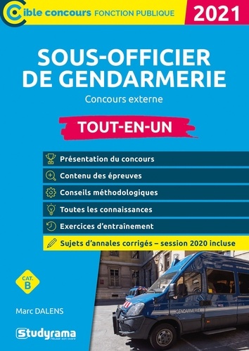 Sous-officier de gendarmerie Concours externe. Tout-en-un  Edition 2021