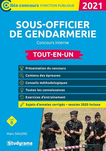 Sous-officier de gendarmerie Concours interne. Tout-en-un  Edition 2021