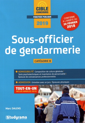 Sous-officier de gendarmerie  Edition 2019