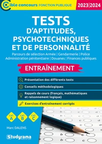 Tests d'aptitudes, psychotechniques et de personnalité