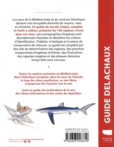 Requins, raies et chimères d'Europe et de Méditerranée