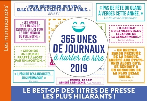 Marc de Saran - 365 unes de journaux à hurler de rire - Le best-of des titres de presses les plus hilarants !.