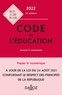 Marc Debène et Françoise Marillia - Code de l'éducation - Annoté et commenté.