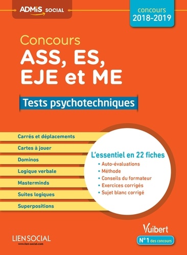 Marc Delabrière - Concours ASS, ES, EJE et ME - Tests psychotechniques.