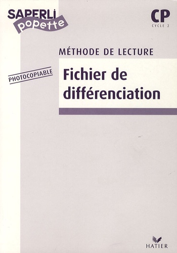 Marc Démarest et Patrick Lenglet - Fichier de différenciation photocopiable CD Cycle 2.