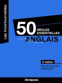 Marc-Emmanuel Konigson - Anglais - 50 règles essentielles.