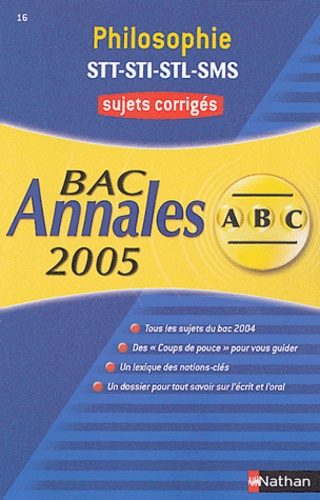 Philosophie Bac Stt Sti Stl Sms Sujets Corriges De Marc Faugier Livre Decitre