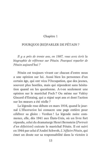 Pétain, les leçons de l'Histoire