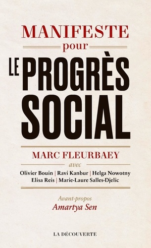 Manifeste pour le progrès social. Une meilleure société est possible