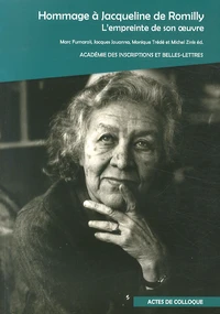 Hommage à Jacqueline de Romilly