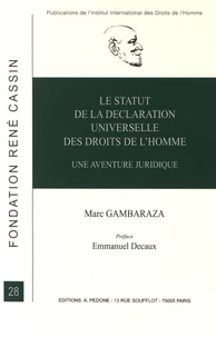 Le statut de la Déclaration universelle des droits de l'homme
