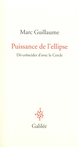 Marc Guillaume - Puissance de l'ellipse - Dé-coïncider d'avec le Cercle.