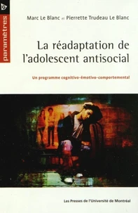 La réadaptation de l'adolescent antisocial