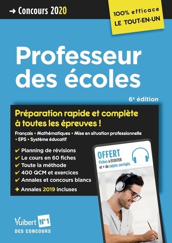 Concours Professeur des écoles  Edition 2020