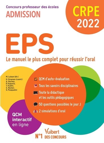 Marc Loison et Haimo Groenen - EPS - Le manuel complet pour réussir l'oral.