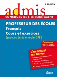 Marc Loison - Professeur des écoles Français Cours et exercices - Epreuves écrite et orale CRPE.