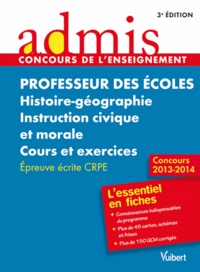 Marc Loison - Professeur des écoles Histoire-géographie Instruction civique et morale - Epreuve écrite.