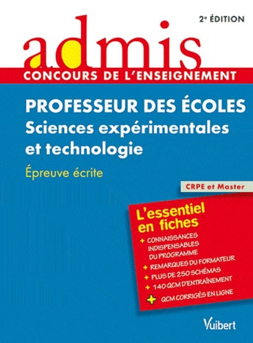 Marc Loison - Professeur des écoles - Sciences experimentales et technologie, Epreuve écrite.