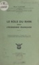 Marc Lucius - Le rôle du Rhin dans l'économie française - Conférence prononcée le 19 février 1947 à Paris à l'Association des Grands Ports Français.