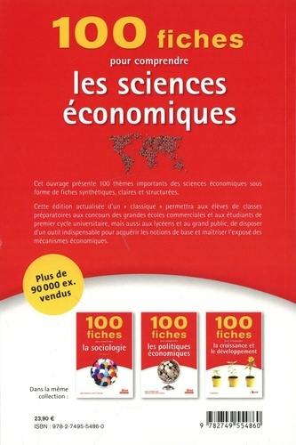 100 fiches pour comprendre les sciences économiques  édition actualisée
