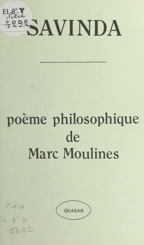 Savinda : poème philosophique