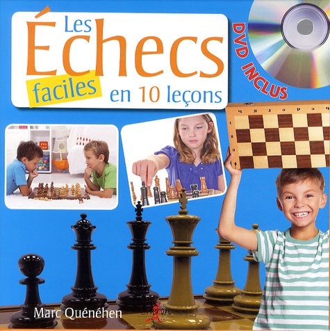 Marc Quenehen - Les échecs faciles en 10 leçons - Coffret avec un échiquier. 1 DVD