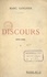 Discours, 1891-1906