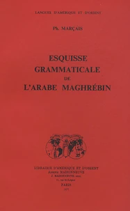 Esquisse grammaticale de l'arabe maghrébin