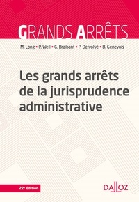 Livres en ligne téléchargement gratuit bg Les grands arrêts de la jurisprudence administrative - 22e éd.