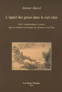 L'appel des grues dans le ciel clair