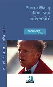 Marcel Crochet - Pierre Macq dans son université.