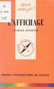 Marcel Fitoussi et Paul Angoulvent - L'affichage.