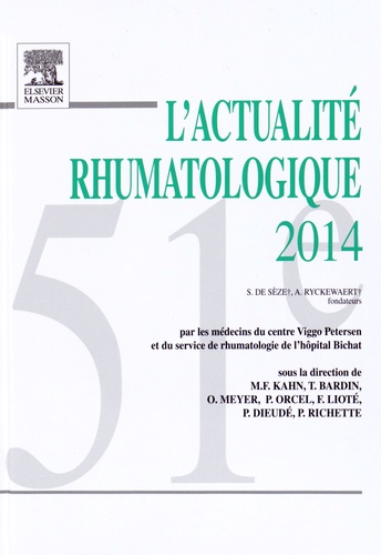 Marcel-Francis Kahn et Thomas Bardin - L'Actualité rhumatologique 2014.