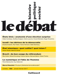 Le Débat N° 193, janvier-février 2017