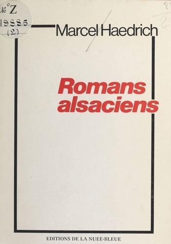 Romans alsaciens