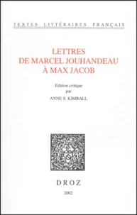 Letres De Marcel Jouhandeau A Max Jacob