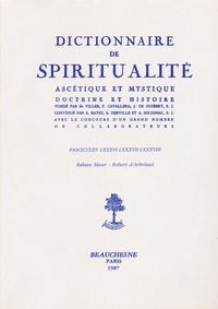 Marcel Viller - Dictionnaire de spiritualité ascétique et mystique - Doctrine et histoire - Fascicules N° 33-24.