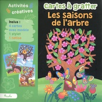 Marcella Grassi - Cartes à gratter Les saisons de l'arbre - Avec 4 cartes avec modèle, 1 stylet et 1 notice.